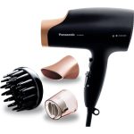 Panasonic EH-NA65 sušič vlasov s nanoe technológiou (2000W, 3 úpravy rýchlosti, 4 teploty, 3 sušiace trysky), čierna a zlatá