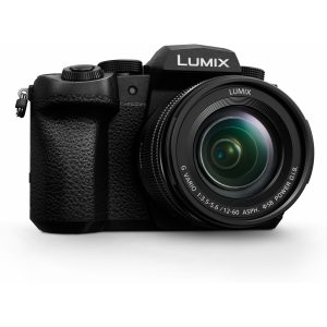 Panasonic DC-G90M Lumix digitálny fotoaparát - bezzrkadlovka + objektív H-FS12060 12-60mm, F3.5-5.6 (Live MOS 20.3MP, 4K Video, V-LogL, Dual I.S. 2), čierny
