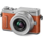 Panasonic DC-GX880K Lumix digitálny fotoaparát pre blogerov + H-FS12032 12-32mm, F3.5-5.6 (4K fotografia, režim nočnej selfie, wi-fi), oranžová