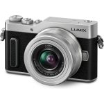 Panasonic DC-GX880K Lumix digitálny fotoaparát pre blogerov + H-FS12032 12-32mm, F3.5-5.6 (4K fotografia, režim nočnej selfie, Wi-Fi), strieborná
