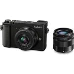 Panasonic DC-GX9W Lumix bezzrkadlovka + H-FS12032 12-32mm, F3.5-5.6 + H-FS35100 35-100mm, F4.0-5.6 (Live MOS 20.3MP, Dual I.S., 4K), čierna