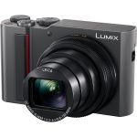 Panasonic DC-TZ200 Lumix kompaktný fotoaparát (1-palcový snímač MOS 20,1MP, optický zoom 15x, 4K video, PHOTO 4K, LVF hľadáčik, Post Focus) strieborný