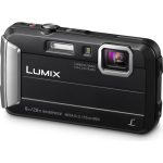 Panasonic DMC-FT30 Lumix kompaktná kamera (vodotesná do 8 m, nárazuvzdorná a mrazuvzdorná, 220 MB pamäť, Mega O.I.S., MP4 HD video), čierna