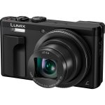 Panasonic DMC-TZ80 Lumix kompaktný fotoaparát s objektívom LEICA DC VARIO-ELMAR 24mm (snímač MOS 18.1MP, zoom 30x, funkcia 4K, Post Focus), čierny