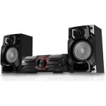 Panasonic SC-AKX320 mini výkonný audio systém (Bluetooth, D.Bass Beat, 16 cm subwoofer, aplikácia MAX Juke, lokálne prednastavenie EQ), čierna