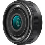 Panasonic H-H014 LUMIX G prime širokouhlý objektív (ohnisková vzdialenosť 14mm, clona F2.5, filter 46mm, micro 4/3, podpora HD videa), čierny