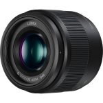 Panasonic H-H025 LUMIX G štandardný objektív s pevnou ohniskovou vzdialenosťou (25 mm/50 mm (ekvivalent 35 mm filmu), filter F1,7, 46 mm), čierny