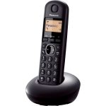 Panasonic KX-TGB210 digitálny bezdrôtový telefón (LCD v 16 jazykoch, 50-miestny telefónny zoznam, dlhý pohotovostný režim batérie), čierny