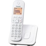 Panasonic KX-TGC210 digitálny bezdrôtový telefón (režim ECO, blokovanie nežiaducich hovorov, telefónny zoznam pre 50 mien a čísel), biely