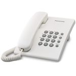 Panasonic KX-TS500 integrovaný telefónny systém (6-stupňové ovládanie hlasitosti slúchadiel, kompatibilita s načúvacími prístrojmi (HAC), biela