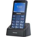Panasonic KX-TU155 mobilný telefón pre seniorov (prioritné hovory, čistý 2,4" displej, podsvietené tlačidlá, jasná LED baterka), modrý