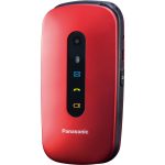 Panasonic KX-TU456 otočný telefón pre seniorov (telefónny zoznam, zapisovanie hovorov, prioritné hovory handsfree), červený