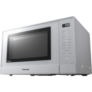Panasonic NN-GT45 mikrovlnná rúra s grilom a meničom (31l, 1000W, 7 úprav výkonu, kremenný gril 1100W, 24 programov, gramofón), biela