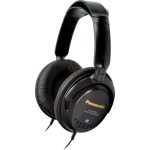 Panasonic RP-HTF295 slúchadlá monitora (dvojitá opierka hlavy, veľké 40 mm ovládače, pohodlné náušníky), čierne