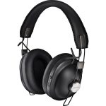 Panasonic RP-HTX90 bezdrôtové slúchadlá bluetooth over-ear v retro štýle (redukcia šumu, 40 mm ovládače, akustické ovládanie basov, 24h práca), čierna