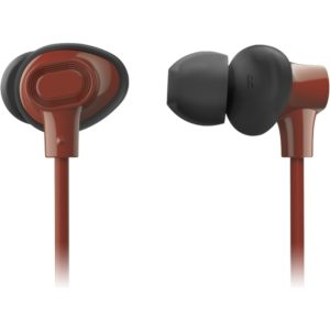 Panasonic RP-NJ310 bezdrôtové slúchadlá bluetooth do uší (ERGOFIT PLUS, XBS systém, hlasové ovládanie, prehrávanie 6h, 9 mm ovládače), červená