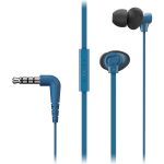 Panasonic RP-TCM130 slúchadlá do uší (8,8 mm menič, bohaté basy, systém XBS, ERGOFIT PLUS, diaľkové ovládanie mikrofónu a kábla), modrá