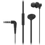 Panasonic RP-TCM130 slúchadlá do uší (8,8 mm menič, bohaté basy, systém XBS, ERGOFIT PLUS, diaľkové ovládanie mikrofónu a kábla), čierne