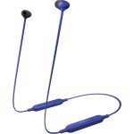 Panasonic RZ-NJ320 bezdrôtové Bluetooth slúchadlá (ERGOFIT PLUS, extra basový systém, rýchle nabíjanie, prehrávanie 18 hodín, plochý kábel), modrá