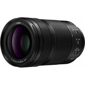 Panasonic S-R70300 teleobjektív s možnosťou makrofotografie (70-300mm, F4.5-5.6 MACRO O.I.S., full frame FF, zoom 70-300mm, L-Mount), čierny