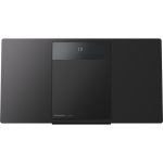 Panasonic SC-HC410 kompaktný mikro Hi-Fi systém s vesmírnym ladením (CD, Bluetooth, FM rádio, AUX, USB, AUTOMATICKÉ PREHRÁVANIE AUX-IN, reproduktory s plným rozsahom 8 cm), čierna