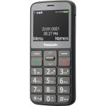Panasonic KX-TU160 mobilný telefón pre seniorov (prioritné hovory, 2,4" farebný TFT displej, veľké podsvietené klávesy), čierny