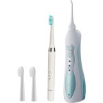 Panasonic EW1311 & DM81 ústna sprcha + zubná kefka Sonic Fine Bristle (špičky kefy WEW0972 sú súčasťou balenia)