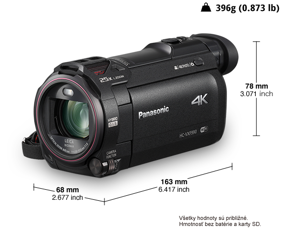 Panasonic HC-VXF990EPK HC VXF990 Spec