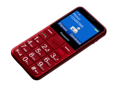 1 panasonic KX TU150 red lightened keypad incoming call screen cz