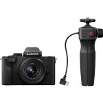 Panasonic DC-G100DV Lumix fotoaparát pre vlogérov: telo DC-G100D + H-FS12032 12-32mm objektív F3,5-5,6 + statív DMW-SHGR2 (4K/30p FHD/60p, USB typ C)