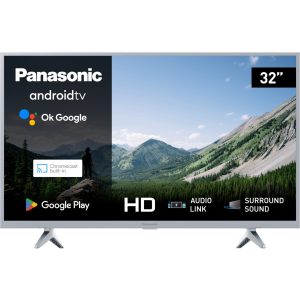 Panasonic TX-32MSW504S Android TV LED HD 32" (DVB-T2/HEVC, HD Color Engine, Bluetooth Audio Link, Surround Sound, vstavaný Chromecast)