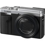 Panasonic DC-TZ95D Lumix fotoaparát 30x zoom (MOS 20.3MP, 4K selfie, 4K video, Post Focus, LVF hľadáčik 2330k pt), čiernobiele a strieborné