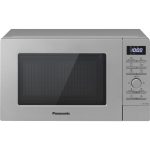 Panasonic NN-J19KSM mikrovlnná rúra s grilom (800W, 20l, quartz gril 1000W, 9 automatických programov, rýchly štart 30s), strieborná