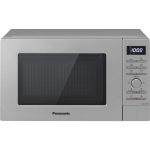 Panasonic NN-S29KSM nerezová mikrovlnná rúra (20l, 800W, 5 stupňov výkonu, 9 programov, ovládanie tlačidlom a gombíkom), strieborná