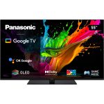Panasonic TX-55MZ800 OLED TV 4K Google TV 55" (DVB-T2/HEVC, vstavaný Chromecast, Dolby Atmos, Dolby Vision, HDR10+, HLG, bezrámčekový design)