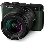 Panasonic DC-S9K Lumix kompaktný Full-Frame bezzrkadlovka DC-S9 + objektív S-R2060 (24,2 MP, flexibilné rámovanie, LUMIX Lab), zelená