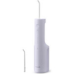 Panasonic EW-DJ26 dobíjacia ústna sprcha (2 trysky v súprave, 5 úrovní tlaku, bezkontaktná nabíjačka, 200ml nádržka na vodu), fialová