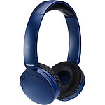 Panasonic RB-HF630B bezdrôtové Bluetooth slúchadlá na uší – 72h prehrávania (rýchle nabíjanie, výkonné basy XBS, hlasové ovládanie), modré