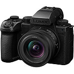 Panasonic DC-S5M2XN Lumix full-frame - bezzrkadlovka DC-S5M2X + objektív S-R1840 18–40 mm, F4,5–6,3 (CMOS 24.2MP, Active I.S, Dual Native ISO)