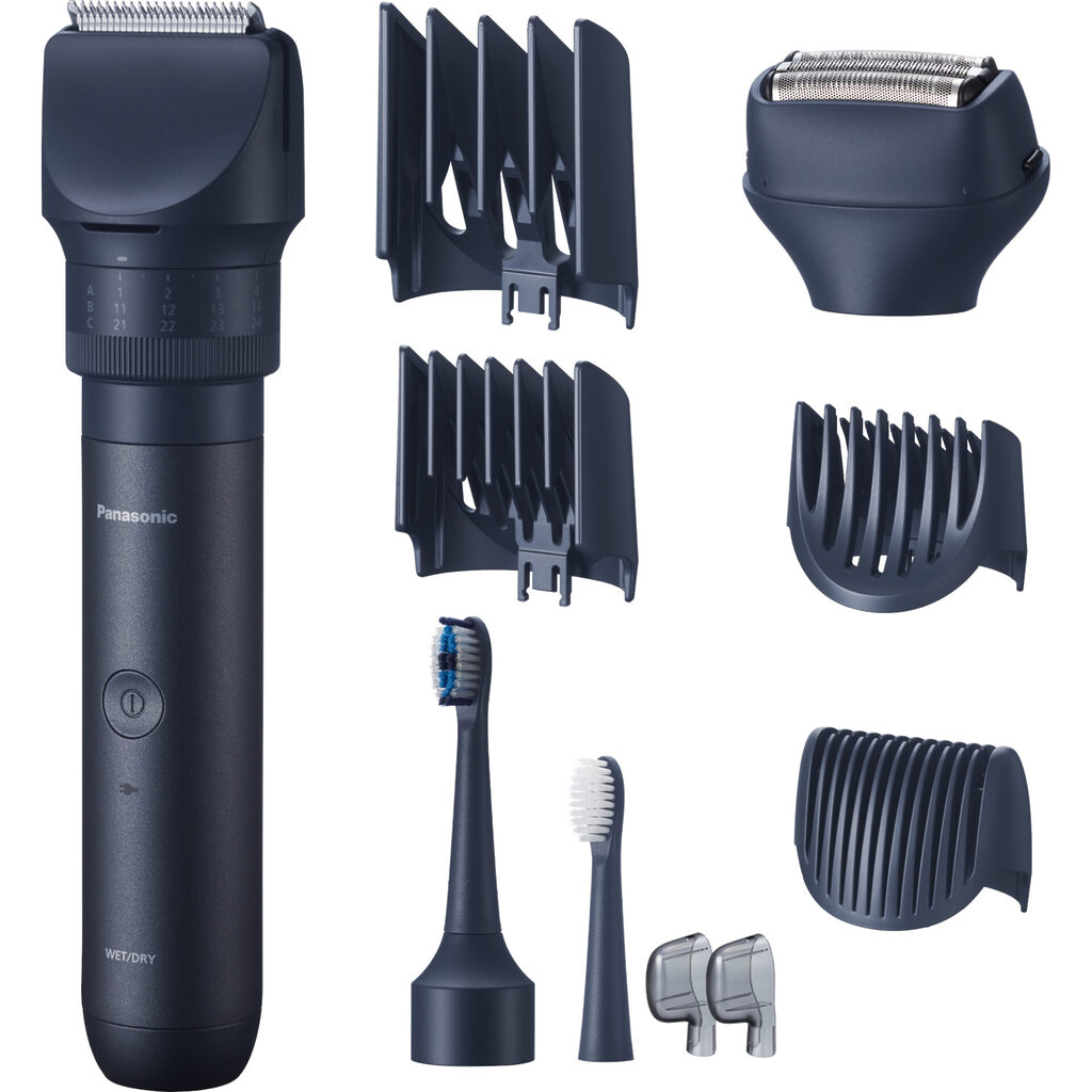 Druhy zubných kefiek – čím sa líšia a ktorú si vybrať? Sprievodca 66 Panasonic XSHAPE TRAVEL MULTISHAPE modulárny systém - zubná kefka, holiaci strojček, zastrihávač fúzov (ER-CTW1, ER-CBL1, ER-CSF1, ER-CTB1)