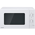 Panasonic NN-GM21QW kompaktná mikrovlnná rúra s grilom (800W, 5 úrovní výkonu, gril 1000W, otočný tanier s priemerom 255 mm), biela