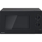 Panasonic NN-GM22QB kompaktná mikrovlnná rúra s grilom (800W, 5 úrovní výkonu, gril 1000W, otočný tanier s priemerom 255 mm), čierna