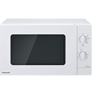 Panasonic NN-SM21QW kompaktná mikrovlnná rúra (800W, 5 úrovní výkonu, otočný tanier s priemerom 255 mm, ovládanie otočným voličom), biela