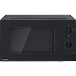 Panasonic NN-SM22QB kompaktná mikrovlnná rúra (800W, 5 úrovní výkonu, otočný tanier s priemerom 255 mm, ovládanie otočným voličom), čierna