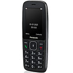 Panasonic KX-TF400 mobilný telefón 4G pre seniorov s jednoduchou obsluhou (2,4" displej, fotoaparát, hands-free, Bluetooth, doba hovoru až 5h), čierny