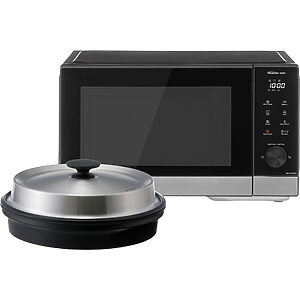 Panasonic NN-GD38QS invertorová mikrovlnná rúra s grilom a hrncom Steam+ (29 l, 1000 W, 18 automatických programov, Auto Clean), čierna