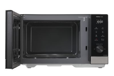 Panasonic NN-GD38QSEPG Panasonic NN-GD38QS invertorová mikrovlnná rúra s grilom a hrncom Steam+ (29 l, 1000 W, 18 automatických programov, Auto Clean), čierna 31 Panasonic NN-GD38QSEPG NN GD38QS Open20door