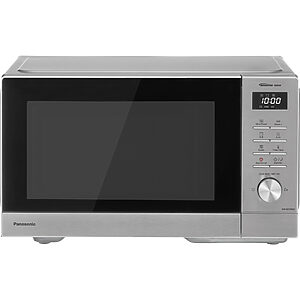 Panasonic NN-GD39QS invertorová mikrovlnná rúra s grilom a hrncom Steam+ (29 l, 1000 W, 18 automatických programov, Auto Clean), strieborná