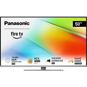 Panasonic TV-50W93B LED 4K HDR TV s inovatívnym systémom Premium Fire TV 50" (DVB-T2/HEVC, 144Hz HDR Bright Panel Pro, HCX Pro AI MKII, Dolby Atmos)