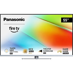 Panasonic TV-55W93B LED 4K HDR TV s inovatívnym systémom Premium Fire TV 55" (DVB-T2/HEVC, 144Hz HDR Bright Panel Pro, HCX Pro AI MKII, Dolby Atmos)